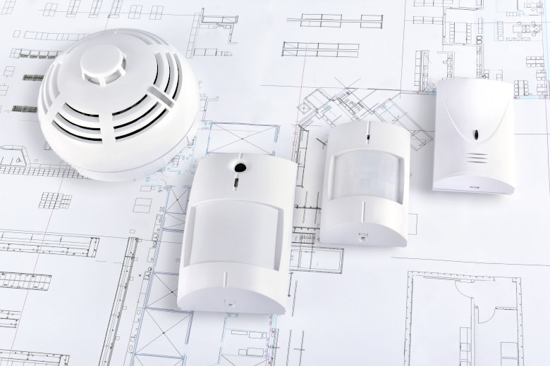 Alarm system in action